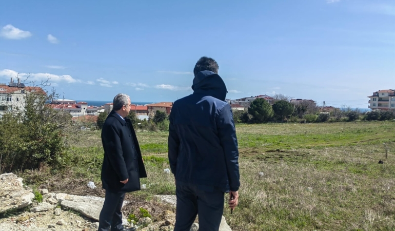 Müdür Arslan’dan Gerze’ye sağlık yatırımı incelemesi