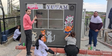 Sinop'ta Scak Yuvamı öğrenciler renklendiriyor