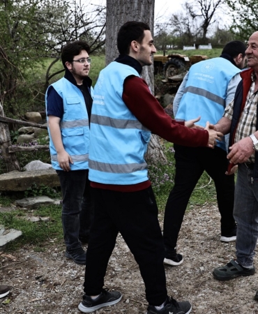 Sinop Üniversitesi öğrencileri yaşlıları unutmadı