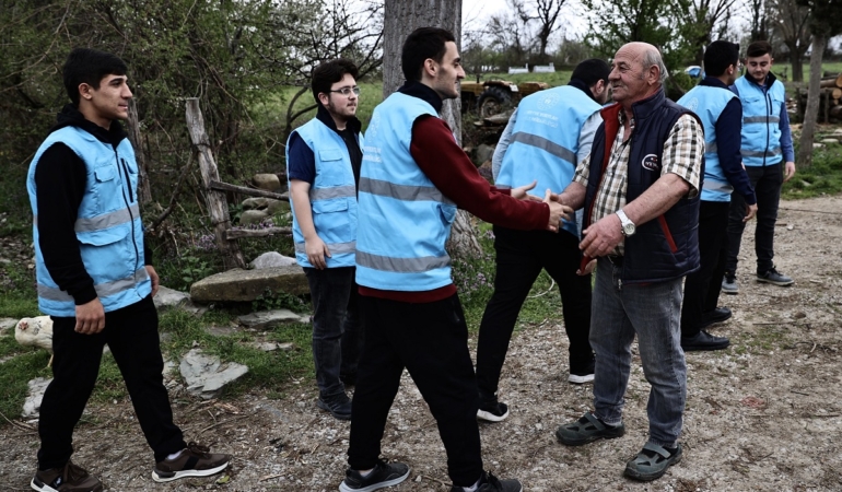 Sinop Üniversitesi öğrencileri yaşlıları unutmadı