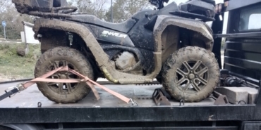Sinop'ta ATV aracıyla drift yapan sürücüye ceza uygulandı