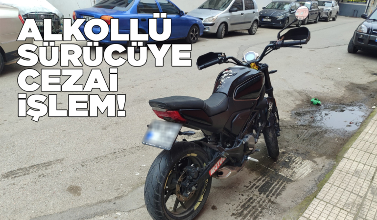 Tehlikeli sürüş hastanede sonlandı