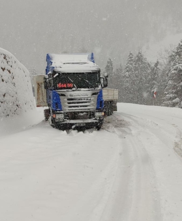 Sinop’ta kar, Nisan ayında şaşırttı