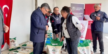 Sinop’ta çiftçilere kuru fasulye tohumu dağıtıldı