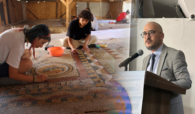 Sinop’un antik mozaikleri konferansa konu oldu