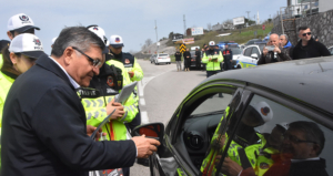 SİNOP’TA BAYRAM ÖNCESİ TRAFİK DENETİMİ