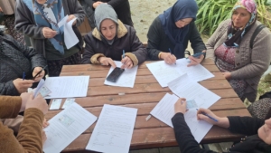 Bafra'da kırsal mahallede KETEM taraması yapıldı