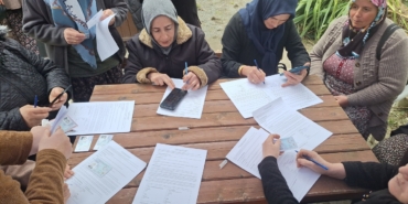 Bafra'da kırsal mahallede KETEM taraması yapıldı