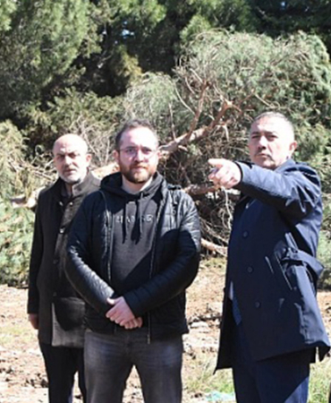 ÜÇÜNCÜOĞLU, ÇALIŞMALARI YERİNDE İNCELEDİ