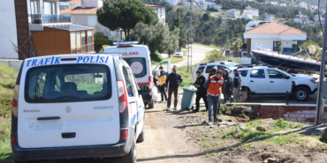SİNOP’TA YÜKSEKTEN DÜŞEN İŞÇİ HASTANEYE KALDIRILDI