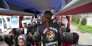 Bayram dönüşü yolcu otobüslerinde ‘kemer denetimi’ yapıldı