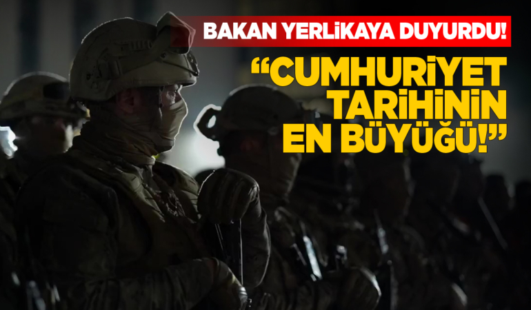 Cumhuriyet tarihinin en büyük narkotik operasyonu!