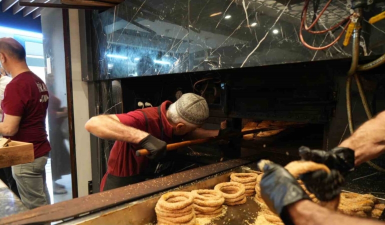 Coğrafi işaretli Samsun simidi özel yöntemiyle üretiliyor