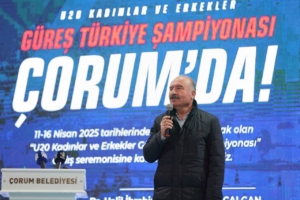 Çorum' güreş şampiyonasına ev sahipliği yapıyor