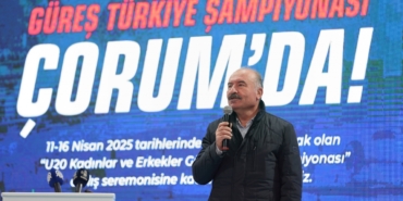 Çorum' güreş şampiyonasına ev sahipliği yapıyor