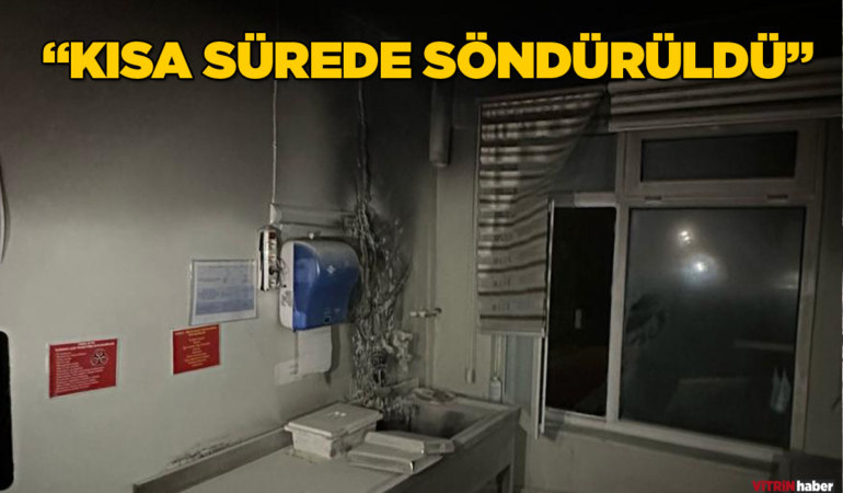 Gerze Devlet Hastanesi’nden yangına ilişkin açıklama