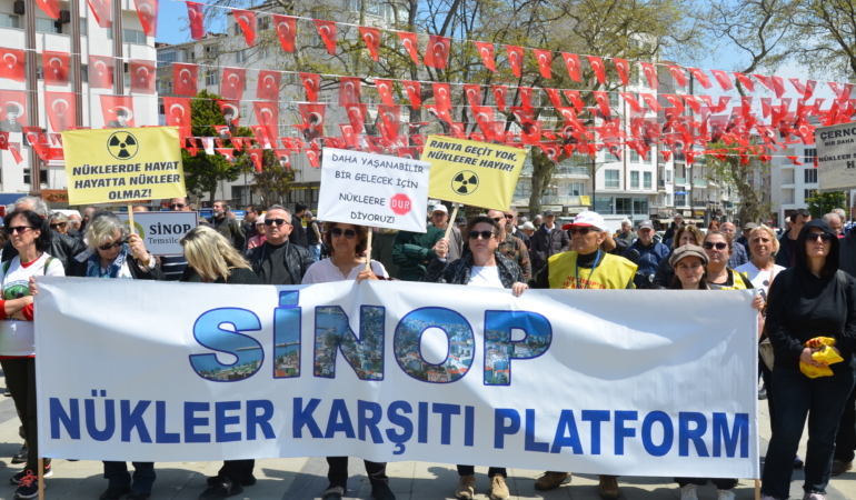 Sinop’ta nükleer santral karşıtı miting düzenlendi