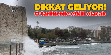 Valilik uyardı: Sinop’ta fırtına bekleniyor