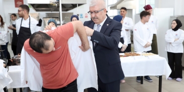 SNÜ’de “Aşçı önlüğü giydirme” töreni