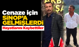 Cenaze dönüşü yolunda acı son
