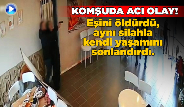 Boşanmakta olduğu eşine kurşun yağdırdı