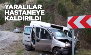 Sinop yolunda kaza: 5 yaralı