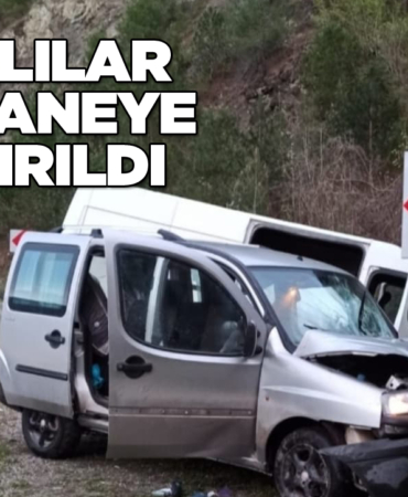 Sinop yolunda kaza: 5 yaralı