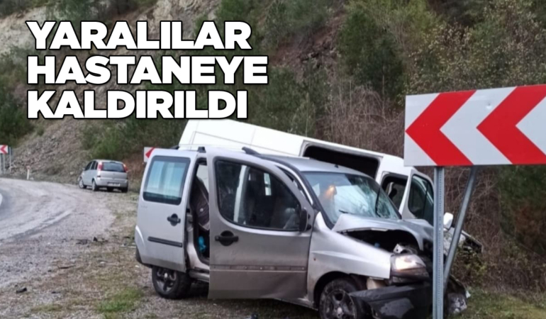 Sinop yolunda kaza: 5 yaralı