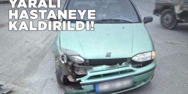 Otomobiller çarpıştı, 1 kişi yaralandı