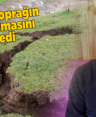 Sinop’ta heyelan mağduru vatandaştan yardım talebi