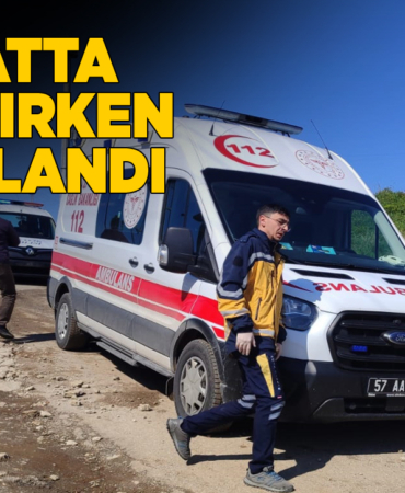 Sinop’ta inşaattan düşen işçi yaralandı