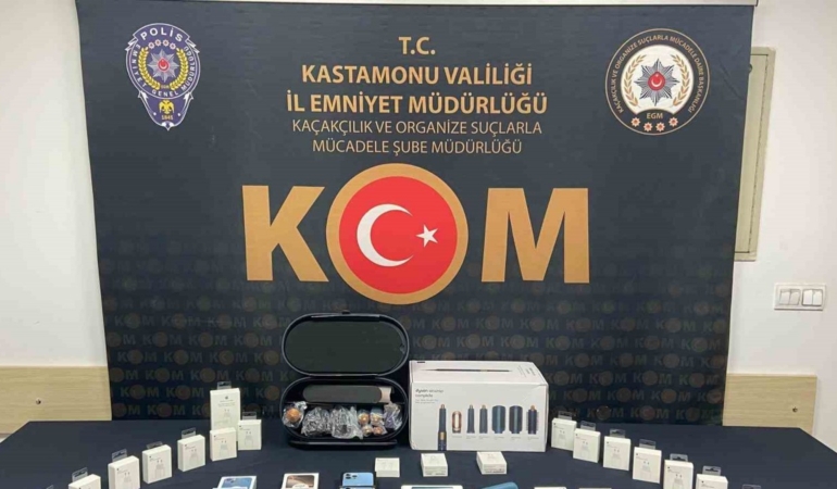 İş yerine kaçak telefon operasyonu
