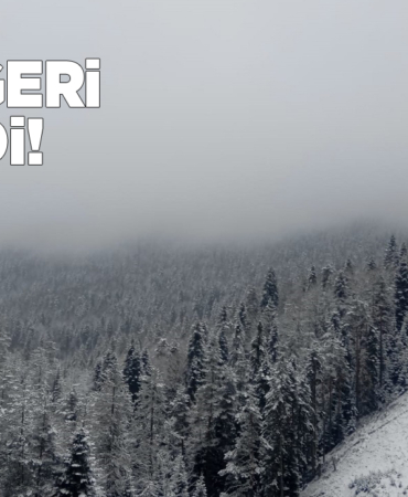 Sinop’a bahar ayında kış geldi