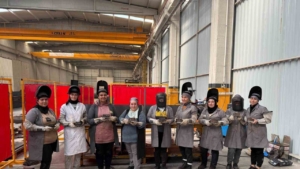 Kadın kaynakçılar Çorum sanayisinde göreve başladı