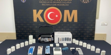 Kastamonu'da kaçak cep telefonu yakalandı