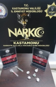 Kastamonu’da narkotik madde taşıyan şahıs yakalandı