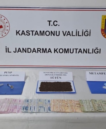 Kastamonu'da narkotik operasyonu: 2 şüpheliden 1'i tutuklandı