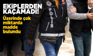 Sinop’ta narkotik madde taşıyan şahıs yakalandı