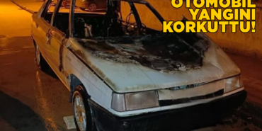 Park halindeki araçta yangın