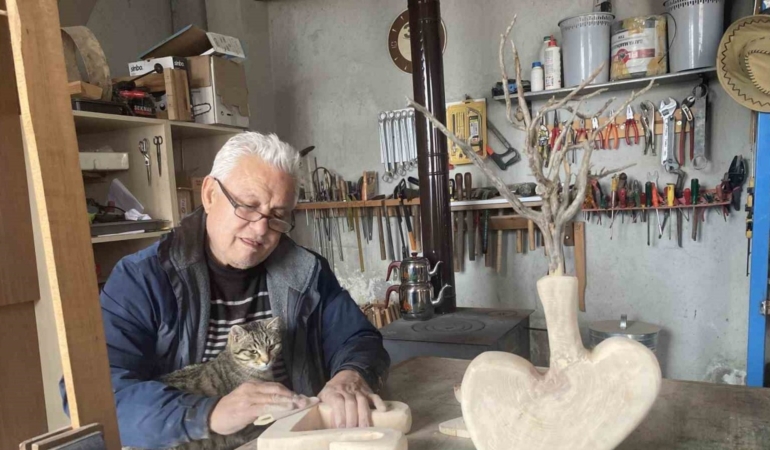 Pandemide başlayan hobisi sanata dönüştü