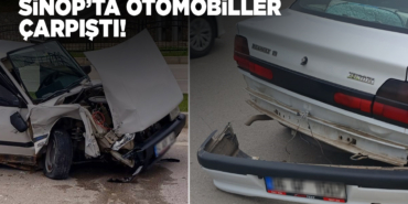 Sinop’ta trafik kazası gerçekleşti