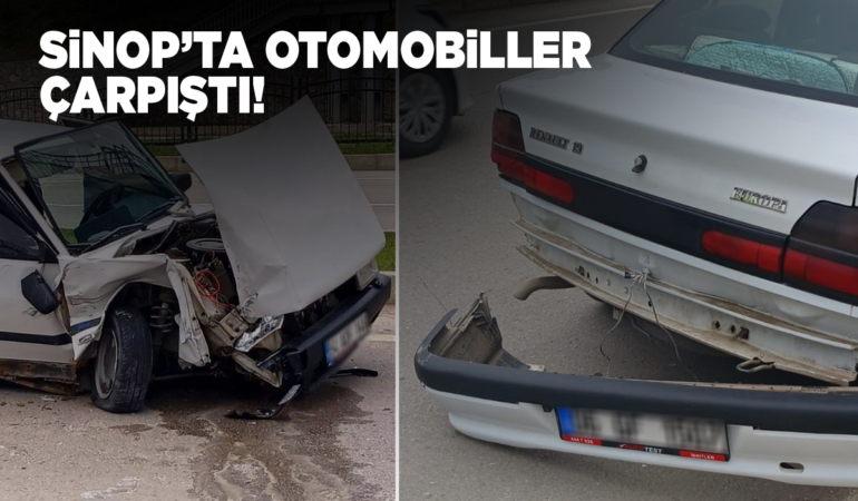 Sinop’ta trafik kazası gerçekleşti