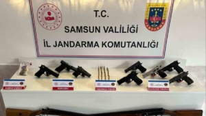 samsunda-cok-sayida-ruhsatsiz-silah-yakalandi