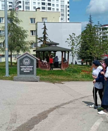 Samsun’da huzurevinde yangın paniği