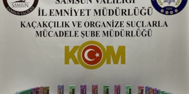 Samsun'da kaçakçılık operasyonu