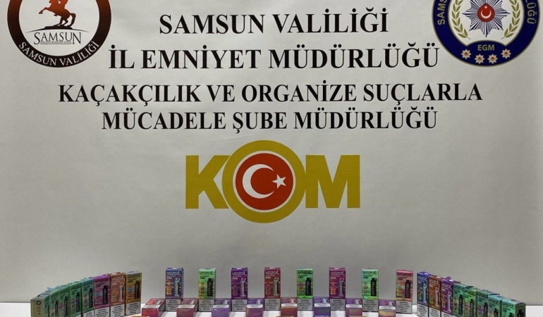 Samsun’da kaçakçılık operasyonu