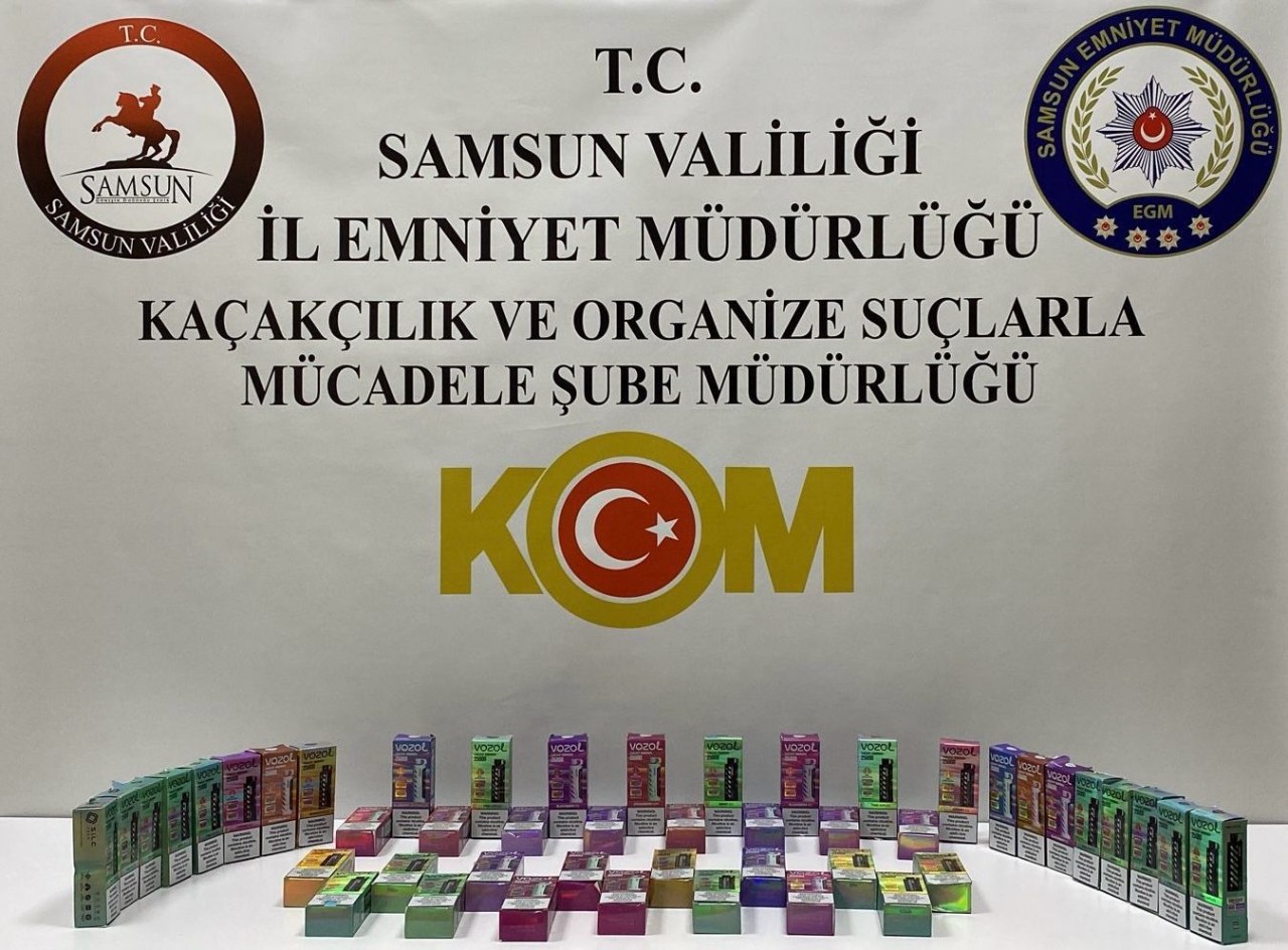 Samsun'da kaçakçılık operasyonu