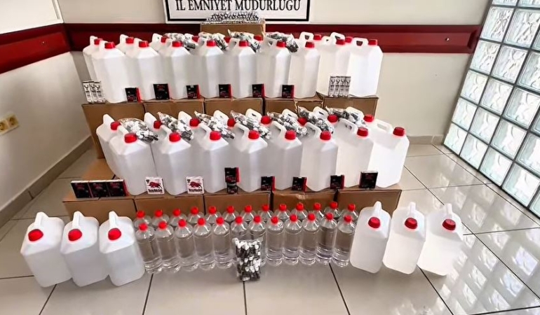 Sinop’ta sahte içki operasyonu: 3 gözaltı