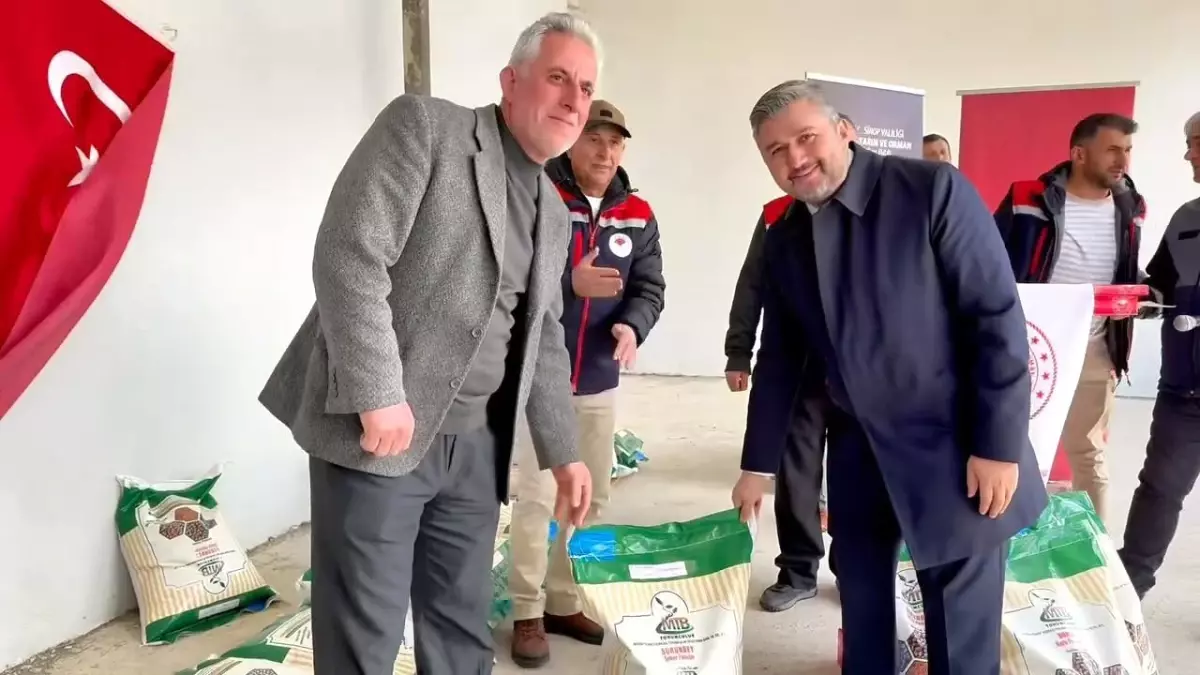 Sinop'ta Kuru Fasulye Tohumu Dağıtımı