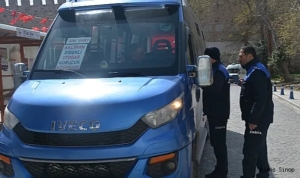 Sinop'ta Zabıta Dolmuşları Denetledi